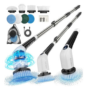 Electric Spin Scrubber, Cordless Cleaning Brush with 8 Replaceable Brush…